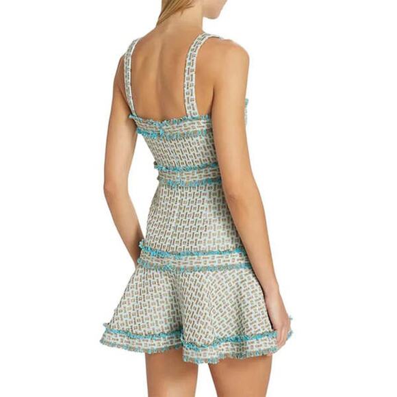 ALEXIS  Medalia Tweed Minidress - French Tweed Size Large - Picture 2 of 15